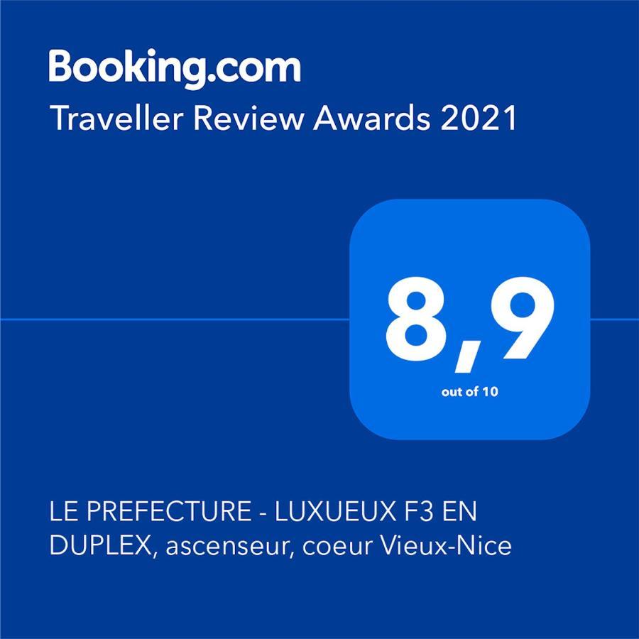Le Prefecture - Luxueux F3 En Duplex, Ascenseur, Coeur Vieux-Nice Apartment Ngoại thất bức ảnh